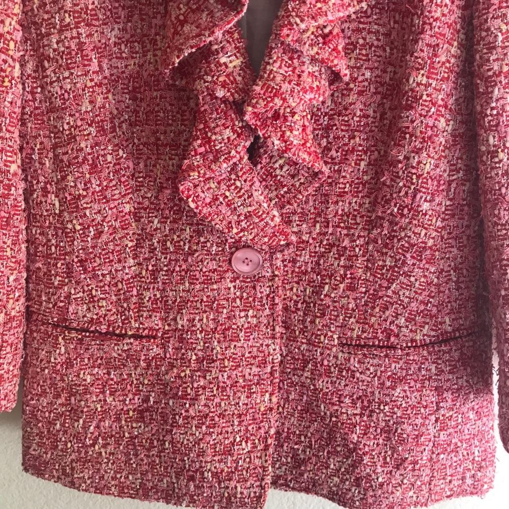 Lafayette 148 NY | Tweed Blazer Jacket - Picture 3 of 8